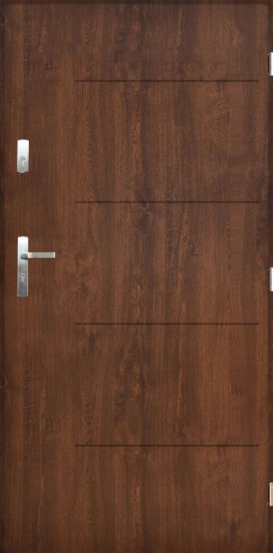 Drzwi zewnętrzne Jura 90 prawe orzech