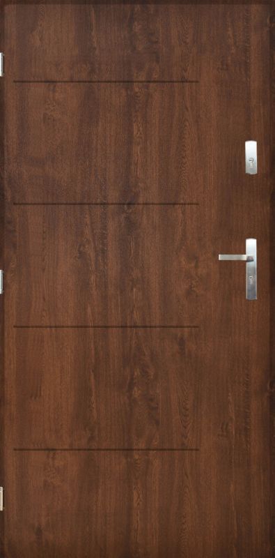 Drzwi zewnętrzne Jura 90 lewe orzech