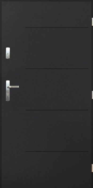 Drzwi zewnętrzne Jura 80 prawe antracyt