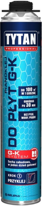 Tytan Pianoklej do płyt G-K 830 ml
