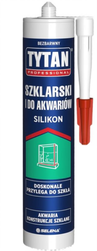 Silikon szklarski Tytan bezbarwny 280 ml