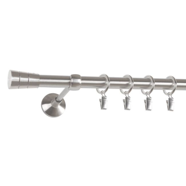 Karnisz pojedynczy Siena 19 mm 200 cm satyna