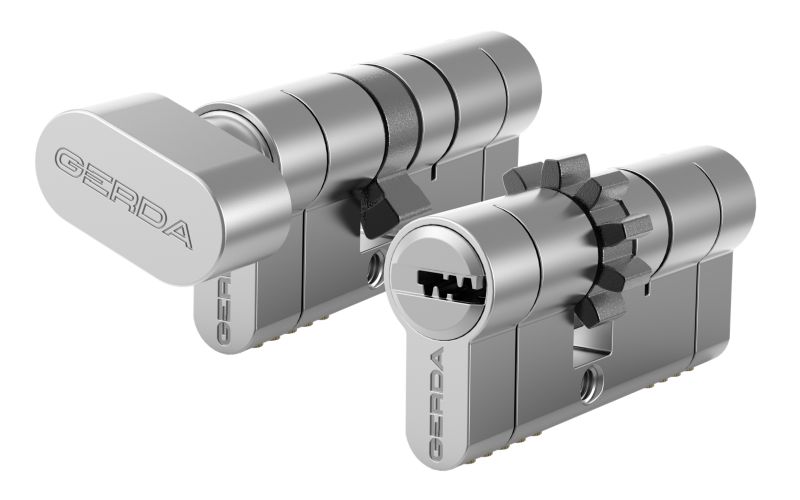 Wkładki Gerda Exxo 55 x 35Z mm - G30 x 50 mm nikiel