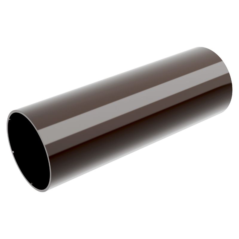 Rura spustowa Ocean 63 mm brązowa 3 m