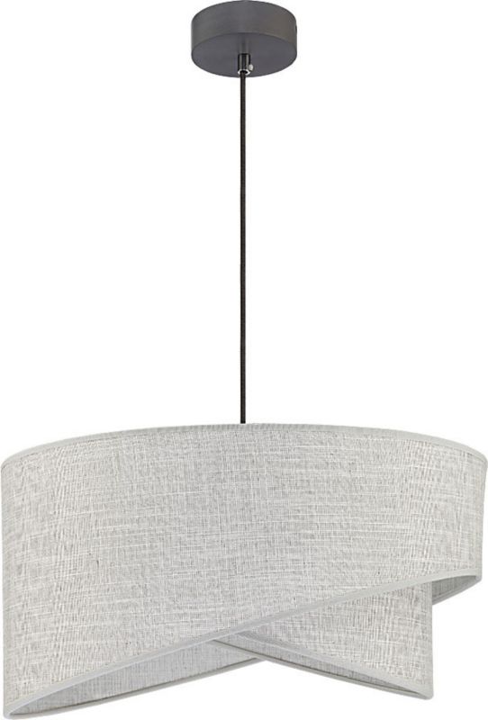 Lampa wisząca Cello 1 x 40 W E27 szara