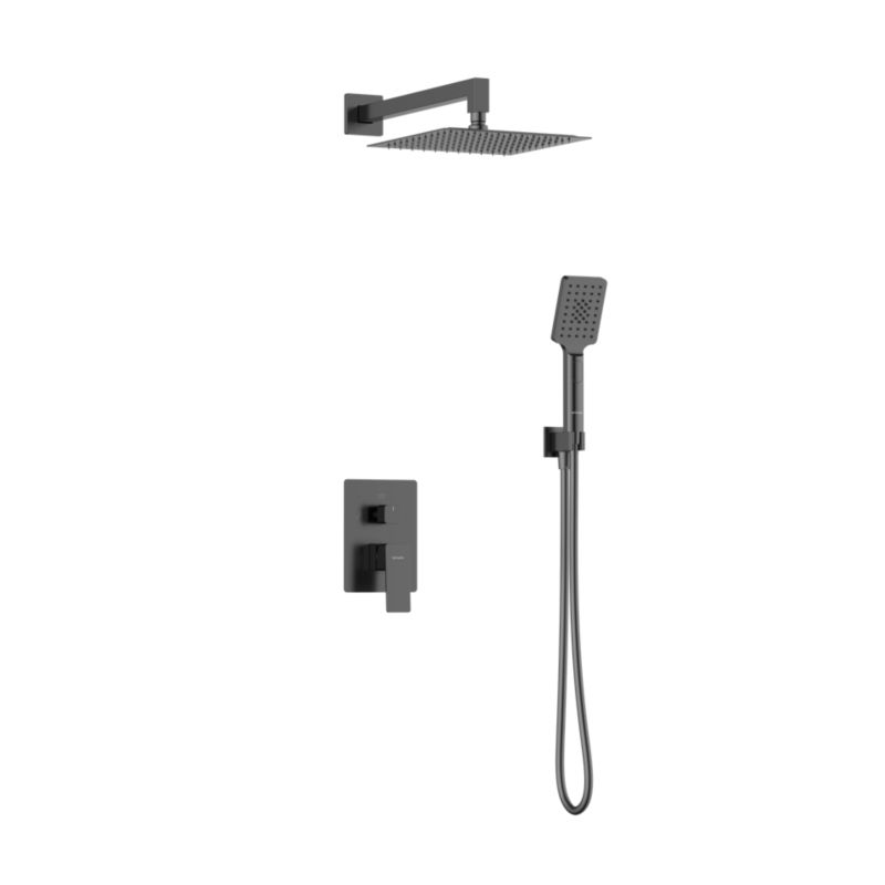 Zestaw prysznicowy podtynkowy Valvex Harris gun metal