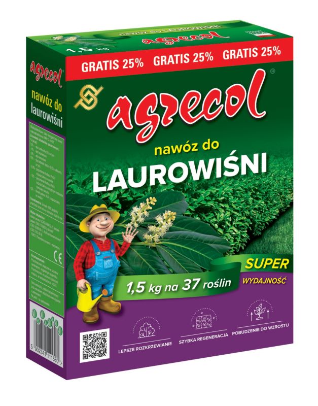 Nawóz do laurowiśni Agrecol 1,2 kg +25% gratis
