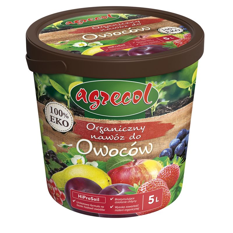 Nawóz organiczny do owoców Agrecol HiProSoil 5 l