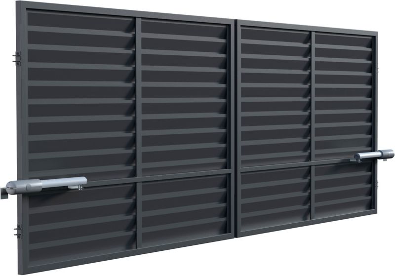 Brama dwuskrzydłowa inteligentna Polargos Imperial 150 x 400 cm