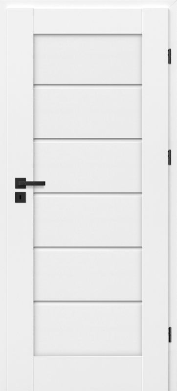 Drzwi pełne Toreno 80 prawe białe