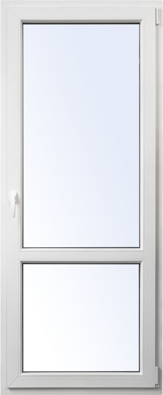 Drzwi balkonowe PCV rozwierno-uchylne 865 x 2095 mm prawe