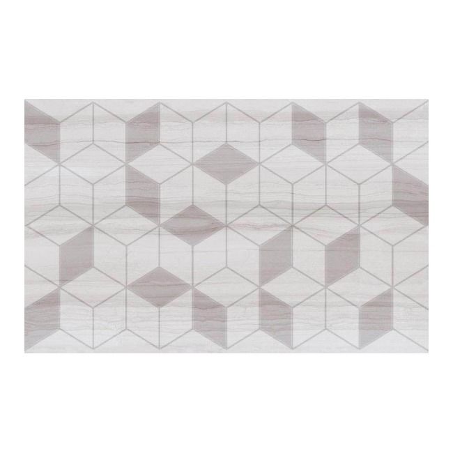 Dekor Arleta 25 x 40 cm biały 1,5 m2