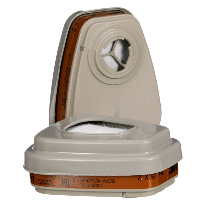 3M Zestaw filtrów 6002-1, A2P2 opary organiczne