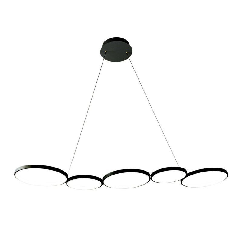 Lampa wisząca LED Milagro Olympia 50 W czarna