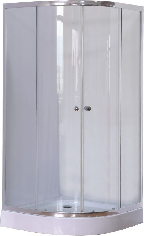 Kabina prysznicowa półokrągła Breezz TT-119 80 x 80 x 195 cm niski brodzik