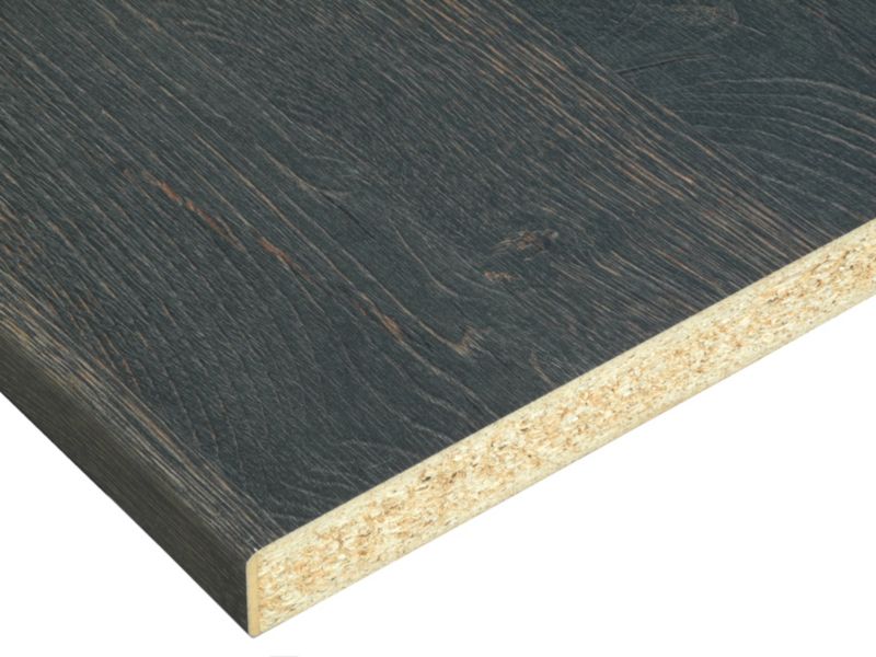 Blat laminowany 3,8 x 60 x 305 cm dąb palony