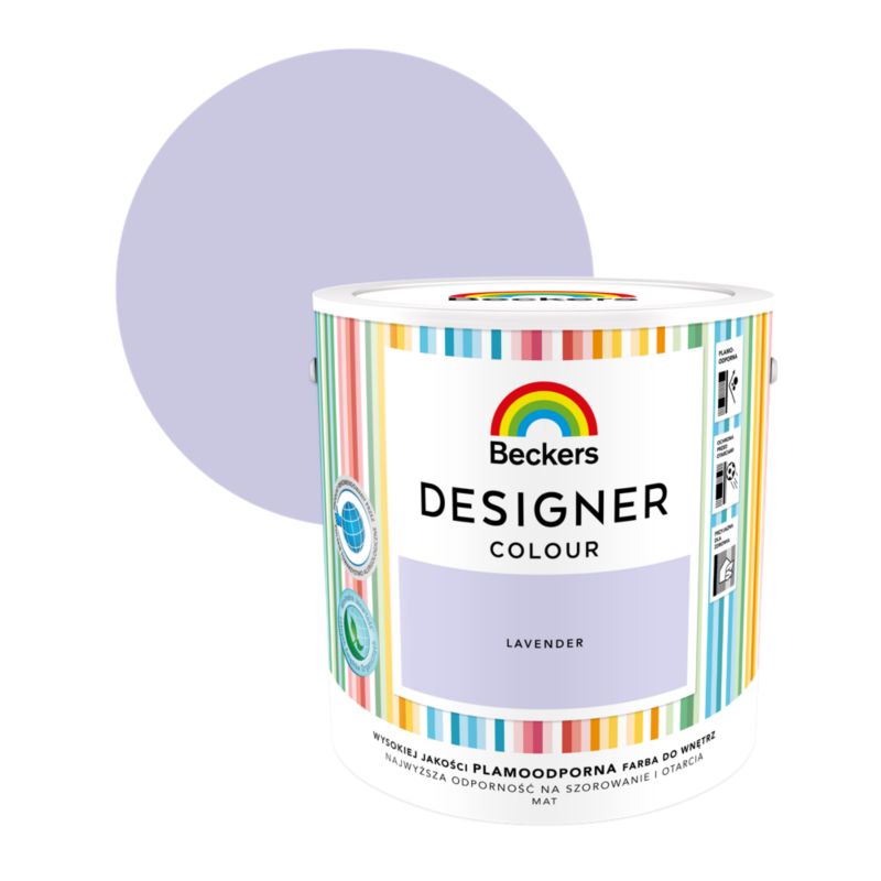 Farba kolorowa Beckers Designer lavender 2,5 l