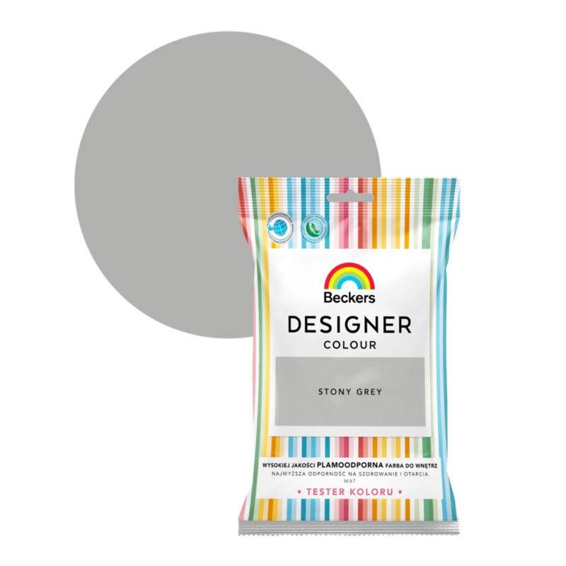 Tester farby kolorowej Beckers Designer stony grey 0,05 l