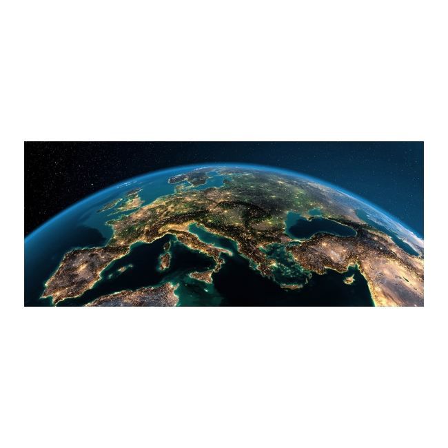 Obraz Glasspik Metalic 50 x 125 cm globe