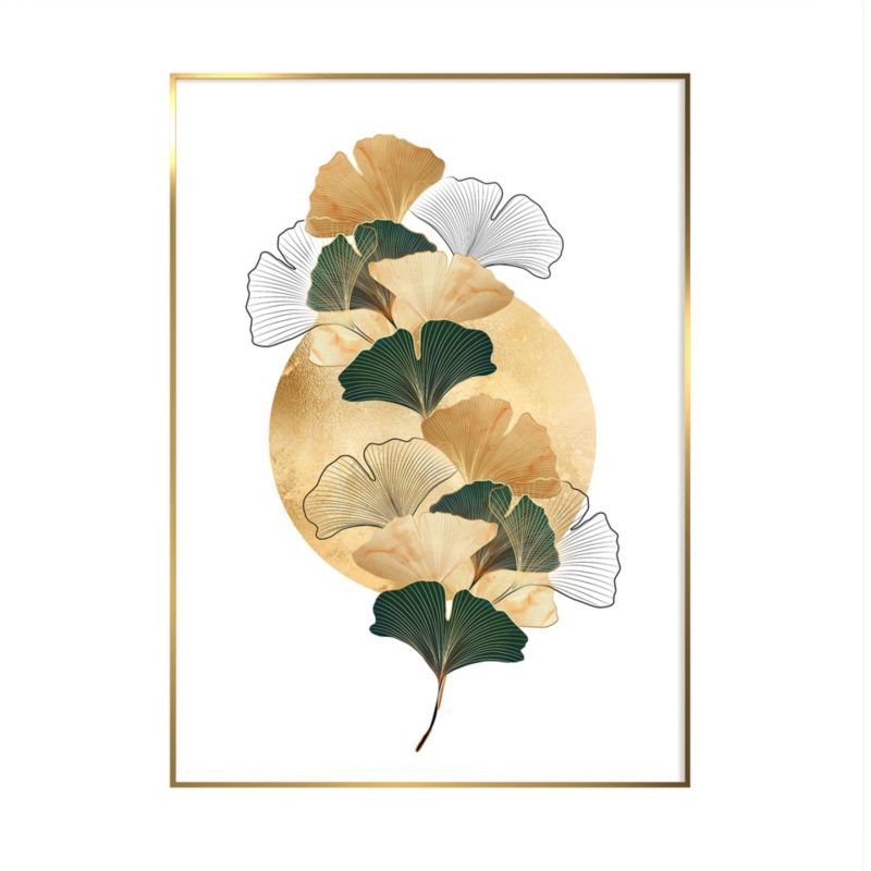 Obraz w ramie Artbox 50 x 70 cm AB299 gildedgingko