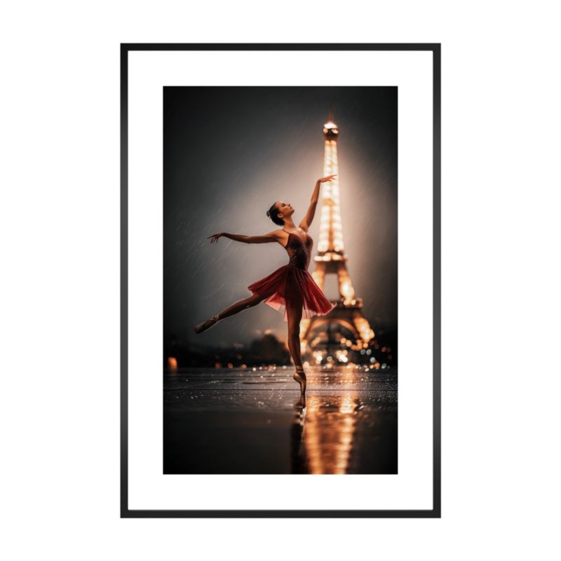Plakat w ramie 60 x 90 cm paris dancer