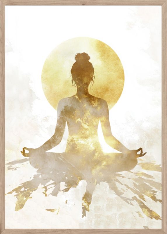 Plakat w ramie 60 x 90 cm zen