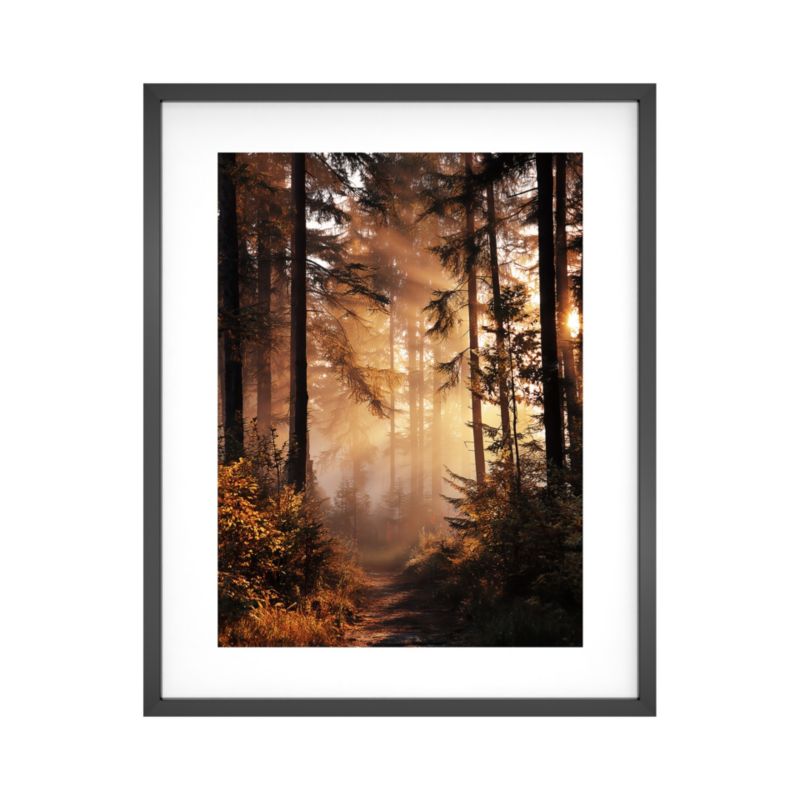 Plakat w ramie 40 x 50 cm promienie słońca