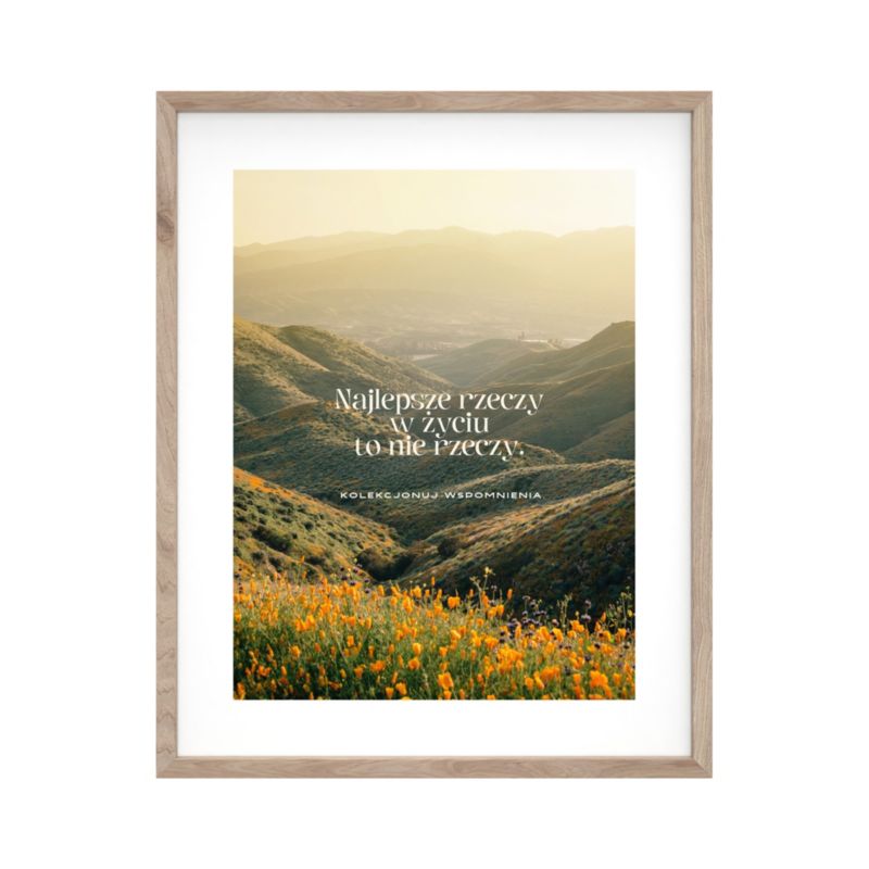 Plakat w ramie 40 x 50 cm spokój