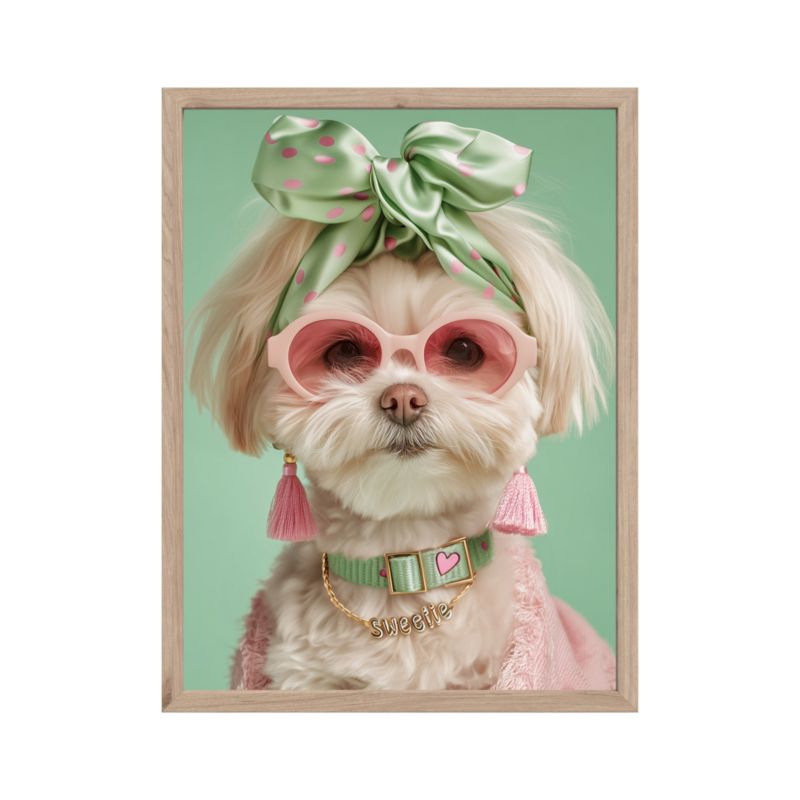 Obraz z ramą Modernpik 30 x 40 cm sweetie
