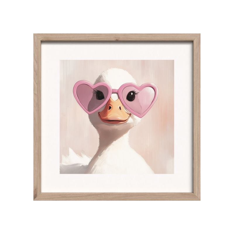 Obraz z ramą Modernpik 30 x 30 cm panna kaczka
