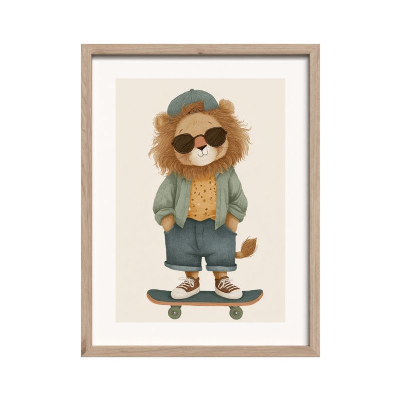 Obraz z ramą Modernpik 30 x 40 cm skater