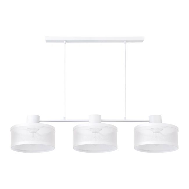 Lampa wisząca Bono 3 x 60 W E27 biała
