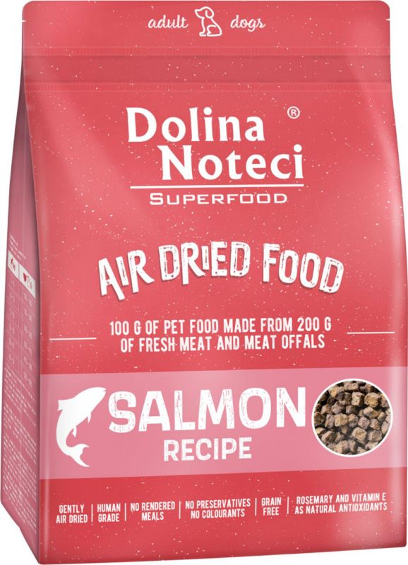 Karma suszona dla psa Dolina Noteci łosoś 1 kg