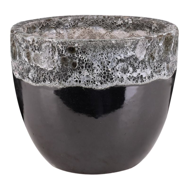 Donica Direct Home and Garden Soller Atlantis M 24 x 24 x 23 cm czarna