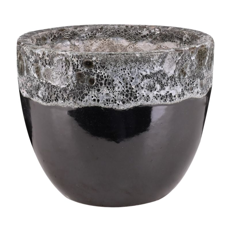 Donica Direct Home and Garden Soller Atlantis S 23 x 23 x 19 cm czarna