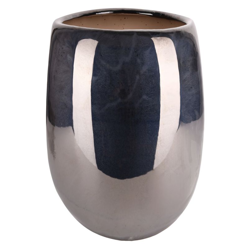 Donica Direct Home and Garden Mieres S 26 x 26 x 37 cm czarny metalik