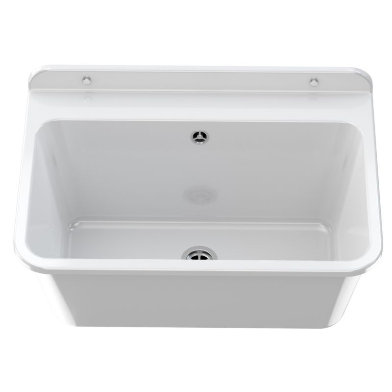 Zlewozmywak gospodarczy Milo Aria biały