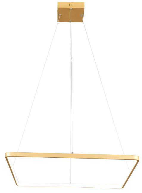 Lampa wisząca Anaya L 2400 lm 4000 K złoty mat