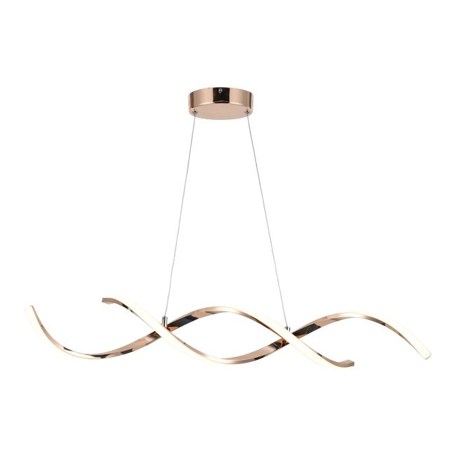 Lampa wisząca Jersey 1680 lm 4000 K różowe złoto
