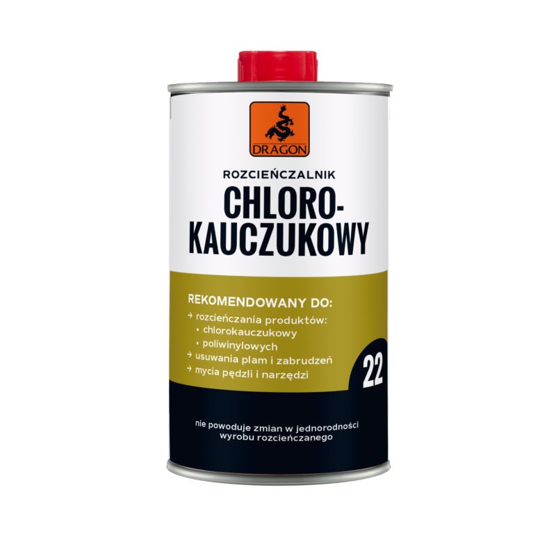 Rozcieńczalnik do wyrobów chlorokauczukowych i poliwinylowych Dragon 5 l