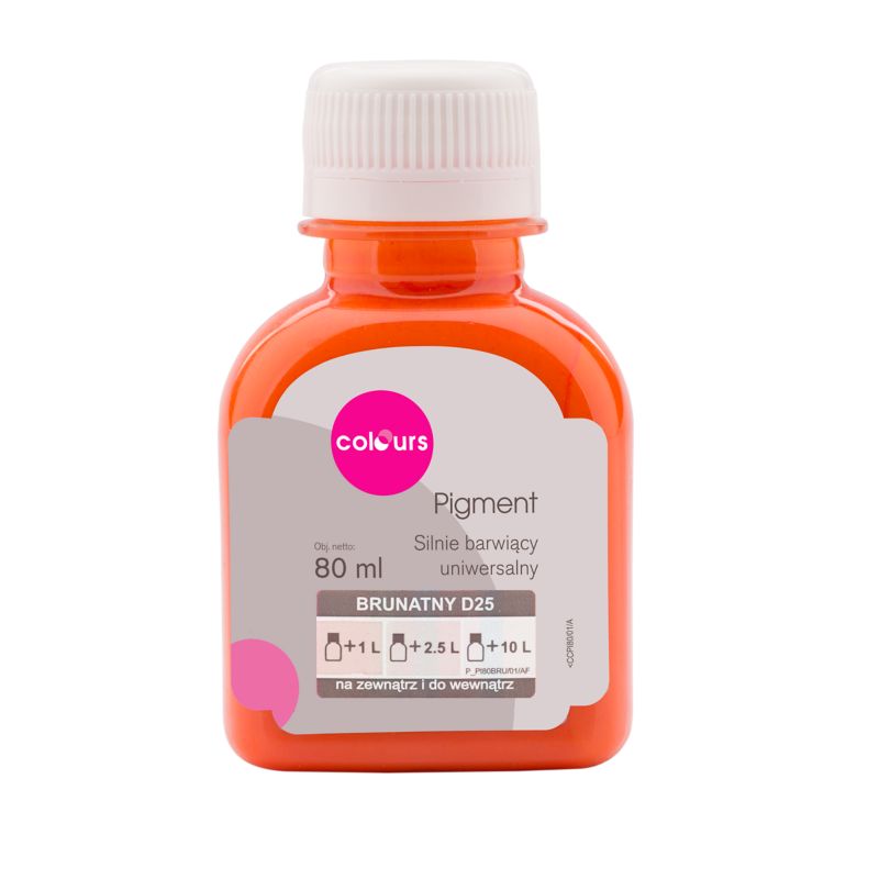 Pigment do farb Colours brunatny 80 ml