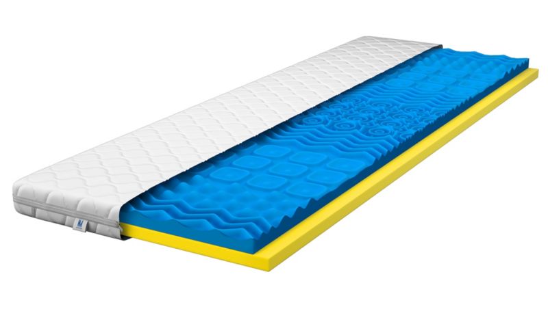 Materac piankowy Topper Visco 8 cm 90x200 masujący nakładka nawierzchniowa na materac 1 szt.