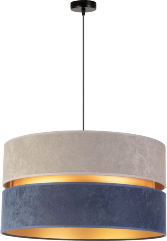 Lampa wisząca Goldie Duo 1 x E27 granatowa