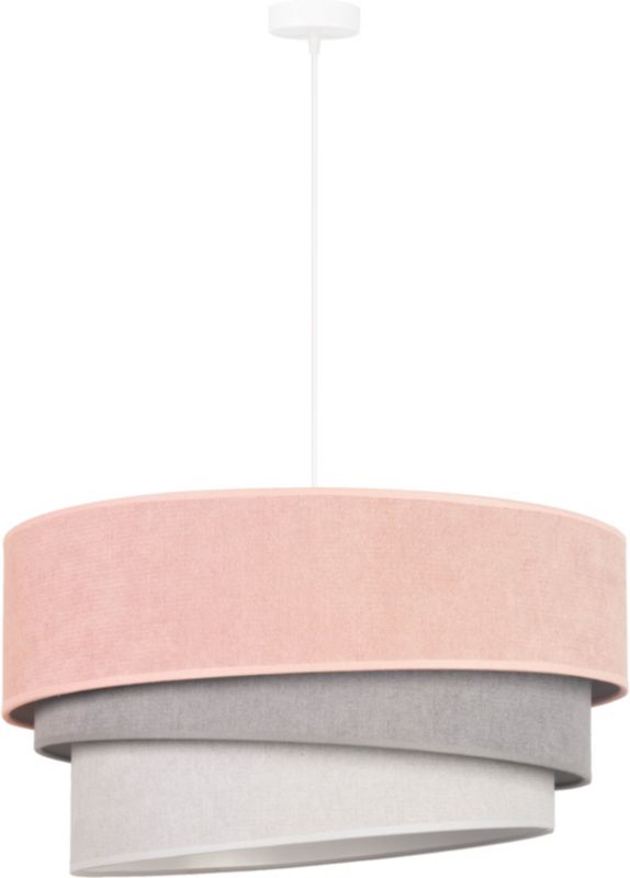 Lampa wisząca Pastelove Trio 1 x E27 różowa