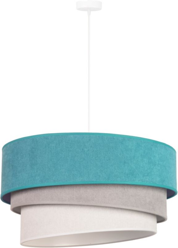Lampa wisząca Pastelove Trio 1 x E27 turkusowa