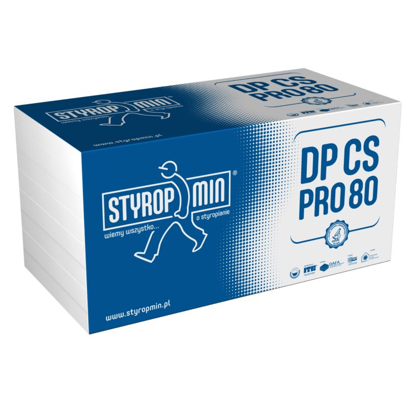 Styropian podłogowy PRO 80 10 mm 25 m2