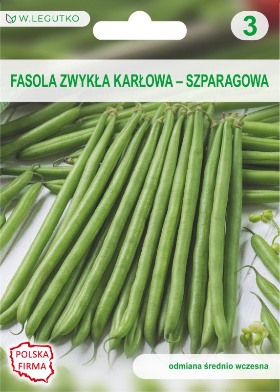 Nasiona fasola szparagowa karłowa Cropper teepee