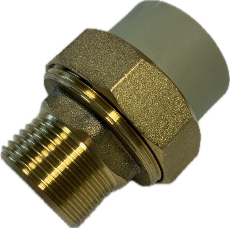 Śrubunek PP-R 25 mm x 3/4'' gwint zewnętrzny