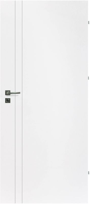 Drzwi pełne Exmoor Due 60 prawe białe