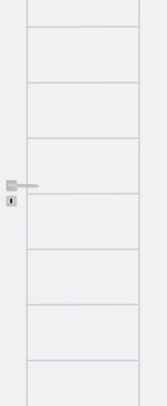 Drzwi pełne Exmoor Sette 80 prawe białe